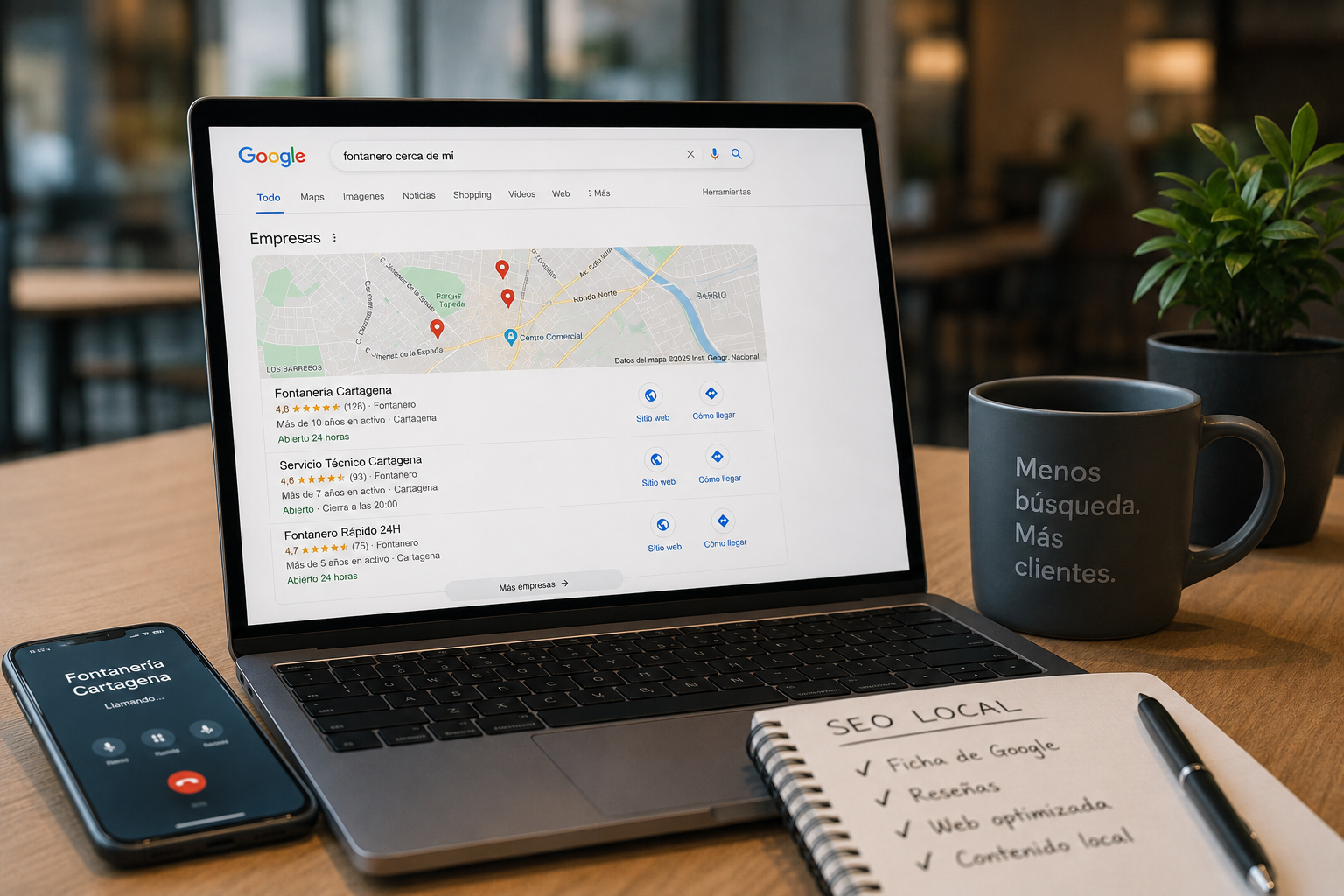 SEO local para fisioterapeutas en Murcia: aparecer en Google Maps